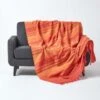 Cotton Morocco Striped Terracotta Throw -Best Homeware Store 01 sf1168a morocco terracotta throw 1