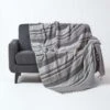 Cotton Morocco Striped Grey Throw -Best Homeware Store 01 sf1292a morocco grey throw 1