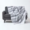 Cotton Morocco Striped Monochrome Throw -Best Homeware Store 01 sf1294a morocco monochrome throw 1