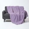 Houndstooth 100% Cotton Bedspread Throw Purple -Best Homeware Store 01 sf1300 houndstooth purple throw