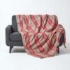 Grey & Red Tartan Check Sofa And Bed Throw -Best Homeware Store 01 sf1352a grey red tartan check throw