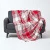 Red Tartan Check Sofa And Bed Throw -Best Homeware Store 01 sf1354a red tartan check throw