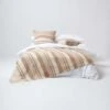 Cotton Morocco Striped Beige Throw, 255 X 360 Cm -Best Homeware Store 03 sf1164a morocco beige throw