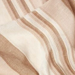 Cotton Morocco Striped Beige Throw, 255 X 360 Cm -Best Homeware Store 04 sf1164a morocco beige throw