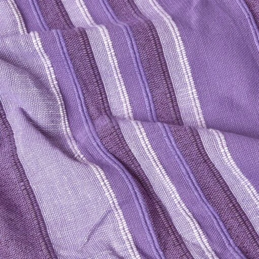 Cotton Morocco Striped Mauve Throw, 255 X 360 Cm -Best Homeware Store 04 sf1293a morocco mauve throw