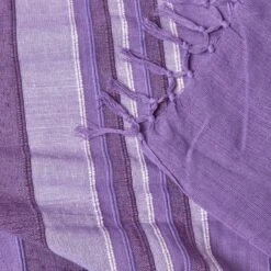 Cotton Morocco Striped Mauve Throw, 255 X 360 Cm -Best Homeware Store 05 sf1293a morocco mauve throw