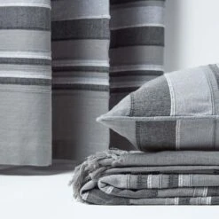 Cotton Morocco Striped Grey Throw -Best Homeware Store 06 sf1292a morocco grey throw 1