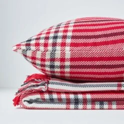 Red Tartan Check Sofa And Bed Throw -Best Homeware Store 06 sf1354a red tartan check throw