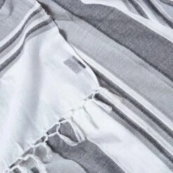 Cotton Morocco Striped Monochrome Throw -Best Homeware Store 08 sf1294a morocco monochrome throw 1