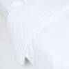 White Linen Flat Sheet -Best Homeware Store 1 bl1528 white linen flat sheet