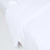 White European Size Linen Flat Sheet -Best Homeware Store 1 bl1528 white linen flat sheet 8