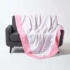 Cotton Pink Heart Decorative Sofa Throw -Best Homeware Store 1 kt1541 pink heart decorative throw