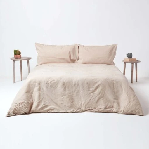 Natural Linen Duvet Cover Set -Best Homeware Store 3 bl1507 natural linen duvet cover set