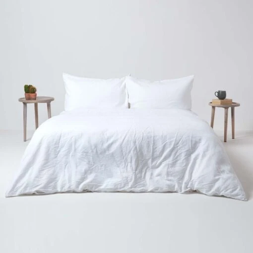 White European Size Linen Duvet Cover Set -Best Homeware Store 3 bl1523 white linen duvet cover set 1 1