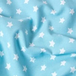 Cotton Stars And Stripes Decorative Blue Sofa Throw -Best Homeware Store 4 kt1543 stars and stripes decorative blue throw