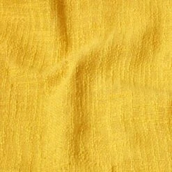 Nirvana Slub Cotton Ochre Yellow Throw -Best Homeware Store 4 sf1243 nirvana slub cotton ochre yellow throw