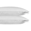 Duck Feather & Down Euro Continental Pillow Pair - 40cm X 80cm (16"x32") -Best Homeware Store 40x80 2