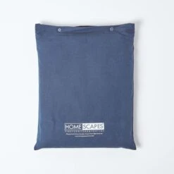 Navy Blue Linen Duvet Cover Set -Best Homeware Store 5 bl1500 navy blue linen duvet cover set