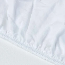 White Linen Deep Fitted Sheet -Best Homeware Store 5 bl1529 white linen fitted sheet 2 1