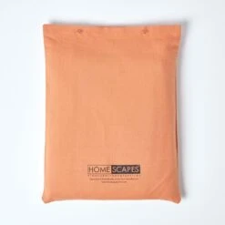 Burnt Orange Linen Duvet Cover Set -Best Homeware Store 5 bl1531 burnt orange linen duvet cover set