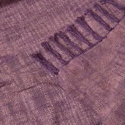 Nirvana Slub Cotton Mauve Throw -Best Homeware Store 5 sf1242 nirvana slub cotton mauve throw