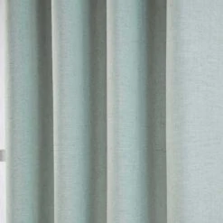 Duck Egg Blue Linen Eyelet Lined Curtain Pair -Best Homeware Store 53 linen eyelet curtain 46 x 72 inches duck egg blue