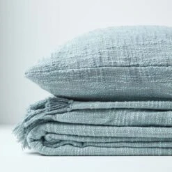 Nirvana Slub Cotton Grey Throw -Best Homeware Store 6 sf1240 nirvana slub cotton grey throw