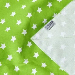 Cotton Stars And Stripes Decorative Green Sofa Throw -Best Homeware Store 7 kt1540 stars and stripes decorative green throw