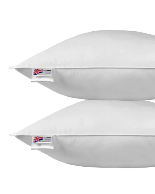 Duck Feather & Down Euro Continental Square Pillow Pair - 80cm X 80cm (32"x32") -Best Homeware Store