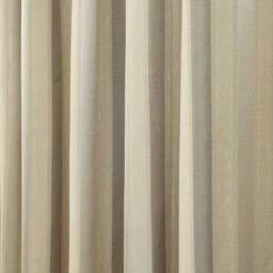 Cream Jacquard Curtain Modern Striped Design Fully Lined With Tie Backs -Best Homeware Store Cream Jacquard Curtain Modern Striped Design Fully Lined 5