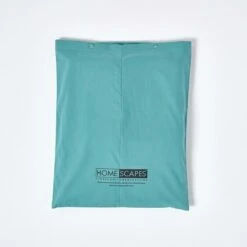 Teal Egyptian Cotton Duvet Cover With Pillowcases 200 Thread Count -Best Homeware Store bl1108 06 15