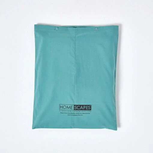 Teal Egyptian Cotton Duvet Cover With Pillowcases 200 Thread Count -Best Homeware Store bl1108 06 15