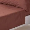 Chocolate Egyptian Cotton Flat Sheet 200 Thread Count -Best Homeware Store bl1121 01