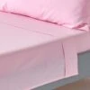 Pink Egyptian Cotton Flat Sheet 200 Thread Count -Best Homeware Store bl1123 01 4