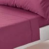 Plum Egyptian Cotton Flat Sheet 200 Thread Count -Best Homeware Store bl1124 01 4