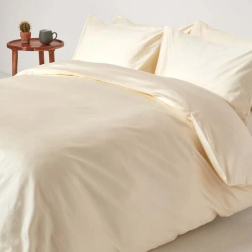 Cream Organic Cotton Duvet Cover Set 400 Thread Count -Best Homeware Store bl1200 02 1