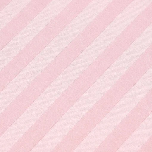 Pink Egyptian Cotton Satin Stripe Fitted Sheet 330 Thread Count -Best Homeware Store bl1212 03