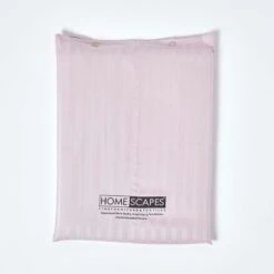 Dusky Pink Violet Egyptian Cotton Stripe Duvet Cover And Pillowcases 330 TC -Best Homeware Store bl1234 05