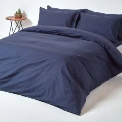 Navy Blue Egyptian Cotton Fitted Sheet 200 TC -Best Homeware Store bl1286 05