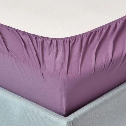 Grape Egyptian Cotton Fitted Sheet 200 TC -Best Homeware Store bl1302 02