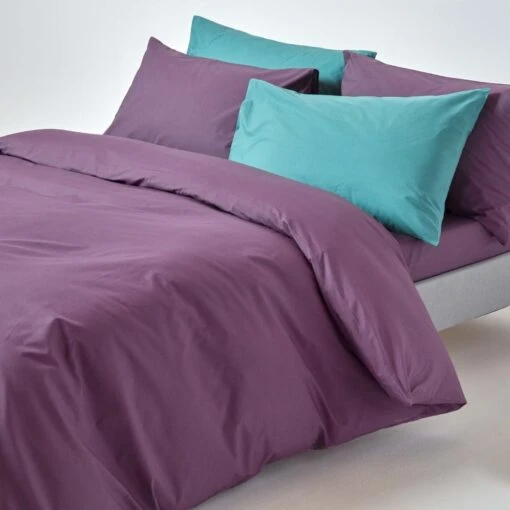 Grape Egyptian Cotton Duvet Cover With Pillowcases 200 Thread Count -Best Homeware Store bl1305 06