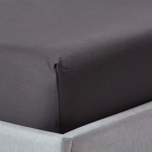 Dark Charcoal Grey Egyptian Cotton Fitted Sheet 1000 TC -Best Homeware Store bl1310 01 5