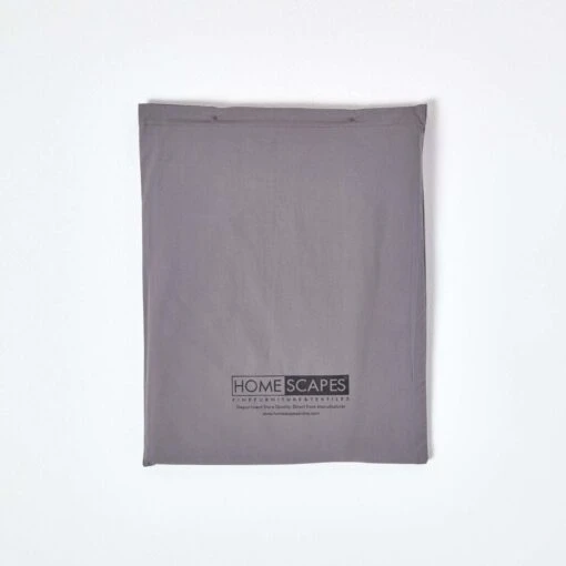 Dark Grey Egyptian Cotton Deep Fitted Sheet 200 TC -Best Homeware Store bl1458 06 1 4