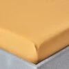 Mustard Yellow Egyptian Cotton Fitted Sheet 200 TC -Best Homeware Store bl1467 01