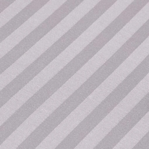 Grey Egyptian Cotton Satin Stripe Flat Sheet 330 TC -Best Homeware Store bl1475 04