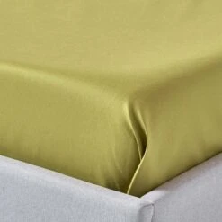 Olive Green Egyptian Cotton Flat Sheet 1000 Thread Count -Best Homeware Store bl1489 03