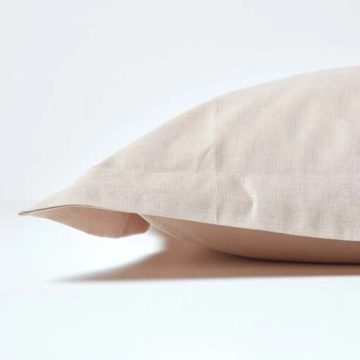 Natural Linen Oxford Pillowcase, King -Best Homeware Store bl1563 2