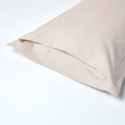 Natural Linen Oxford Pillowcase, King -Best Homeware Store bl1563 3