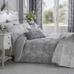 Best Homeware Store -Best Homeware Store bl1617 toile grey bedspread change 5