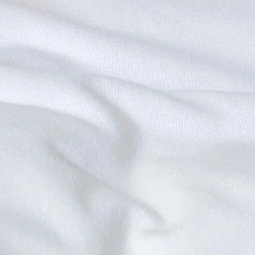 White Soft Portuguese Brushed Cotton Duvet Cover Set, Single -Best Homeware Store bl1703 4